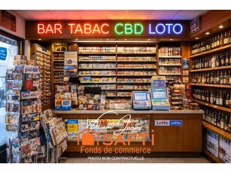 fonds de commerce bar / tabac / loto / cbd