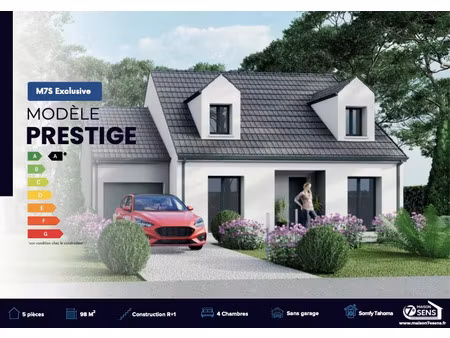 vente maison neuve 5 pièces 97 m² à machault (77133)  284 682 €