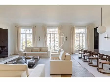 paris 16e - henri martin - appartement à vendre - 7 pièces - 354.08m² carrez - 4 chambres.