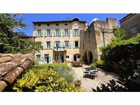 magnifique demeure avec jardin au coeur de saint-antonin-noble-val