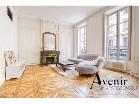 appartement t3 - 2 chambres - 90m2 - ampère - lyon 2 - charme de l'ancien