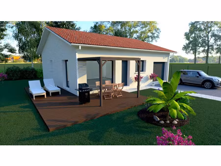 vente maison à construire 90 m² saugnac-et-cambran (40180)