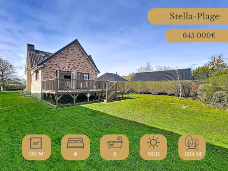 vente maison 5 pièces 130 m² cucq (62780)