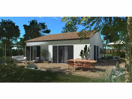 vente maison à construire 80 m² salles (33770)