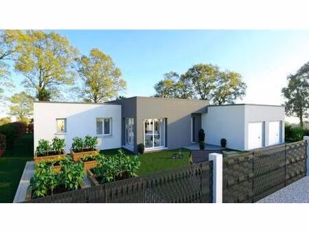 terrain avec maison neuve à vendre