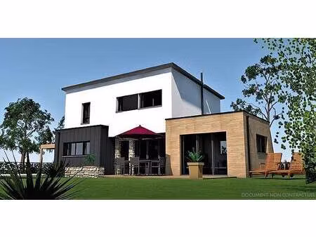 terrain avec maison neuve à vendre