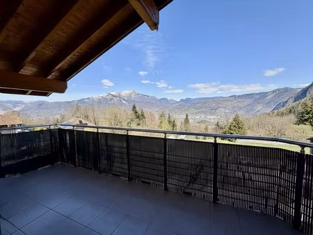 t3 lumineux face aux montagnes - terrasse et calme absolu
