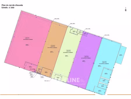 location locaux professionnels 230.2 m² à bernay (27300)  690 €