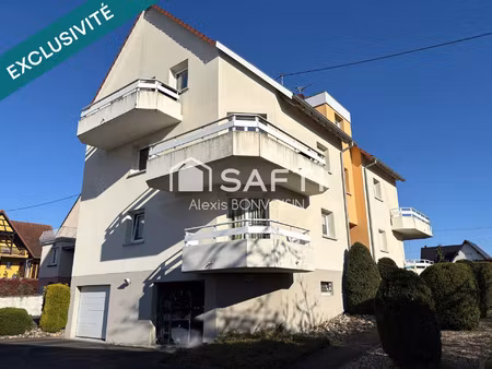 vente appartement 3 pièces 63 m² brumath (67170)