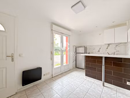 appartement t1 à louer en rez-de-chaussée à eaubonne  calme et sans vis-à-vis