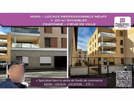 vente local d’activités craponne 69290 251m²
