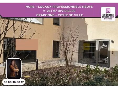 vente local d'activités 251 m²