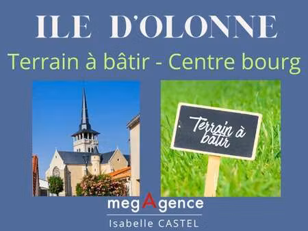 vente terrain bord de mer à l'île-d'olonne (85340) : à vendre bord de mer / 660m² l'île-d'