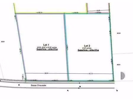magnifique terrain à moxhe