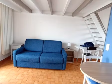 studio cosy à royan | 24m² + mezzanine | balcon & vue dégagée