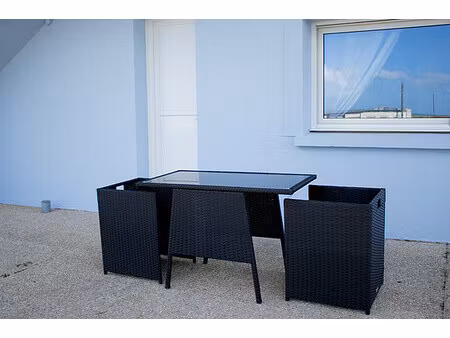 studio meublé avec terrasse et place   de parking en option