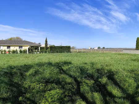 vente terrain 1350 m² à blaignan (33340)  60 000 €