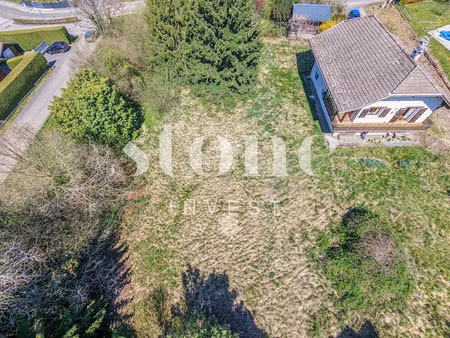 vente terrain 664 m² à fillière (74570)  410 000 €