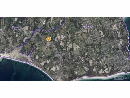 vente terrain à batir 987 m² à fouesnant (29170)  233 800 €