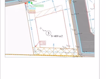 vente terrain 408 m² à thionville (57100)  158 000 €