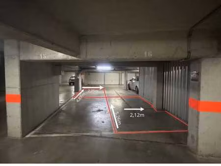 2 emplacements de parking / investissement koekelberg