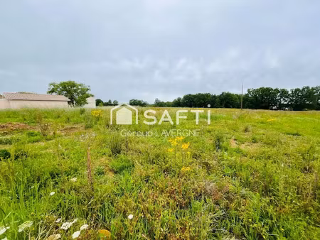 vente terrain 1073 m² à fabas (82170)  95 000 €