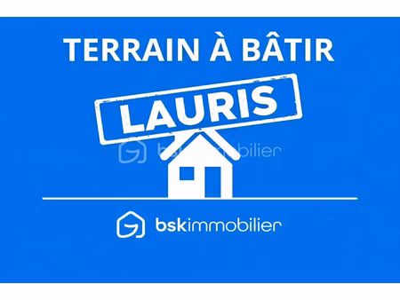 vente terrain 940 m² à lauris (84360)  150 000 €