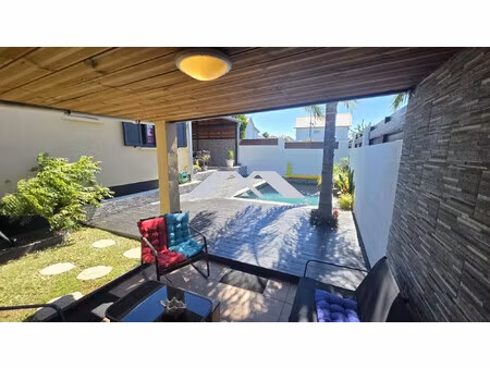 villa contemporaine et sereine bras-fusil  saint-benoît