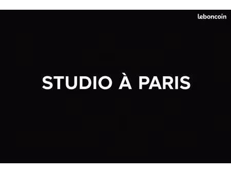 cherche studio à paris