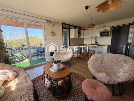 cugnaux -appartement t4 dans une résidence sécurisée avec piscine !