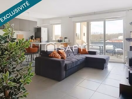 t3 avec vue dégagée sur les hauts de ramonville