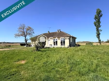 pavillon 75m2 sur une grande parcelle de 3150m2