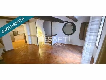 pignans – belle maison de village de 164 m²  tout le charme de la pierre avec cave et spac