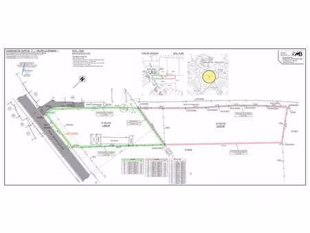terrain constructible 1484m² rue wazonstrée