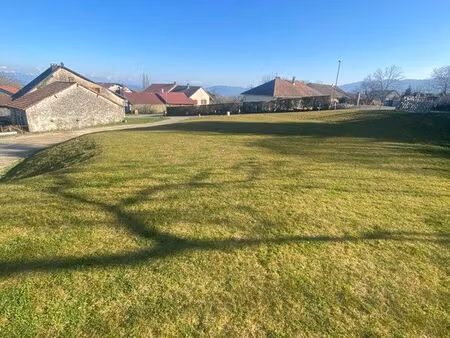 terrain à bâtir 500 m² – vue mont blanc – libre constructeur – injoux-génissiat (chaix)