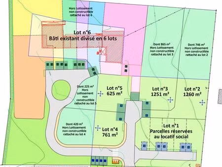 terrain 1 260 m² montmerle sur saone