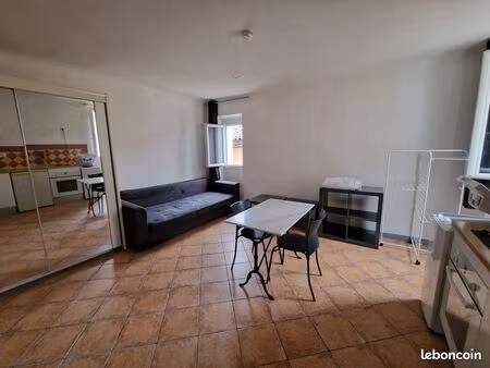 t1 meublé 20/22m2 trans