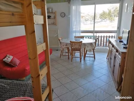 superdévoluy – studio 26 m² – 6 couchages – pied des pistes – idéal investisseur