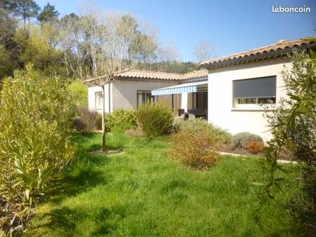 maison récente - plein pied - 92 m2 habitables - exposée sud verdure - hors lotissement. p