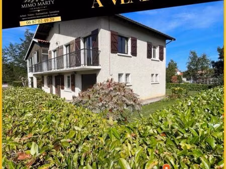 maison indépendante t6 de170m2 habitables sur 611m2 de terrain clos et arboré