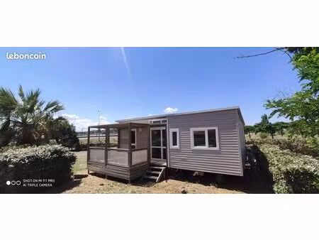 mobil-home sun roller 2007 – 2 chambres + clim neuve – à déplacer