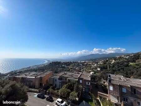 villa de toit t4 vue mer bastia