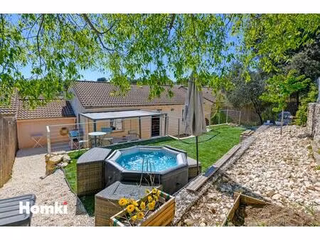 jolie maison rénovée 3 pièces de 74 m2 avec jardins et garage sur nîmes castanet