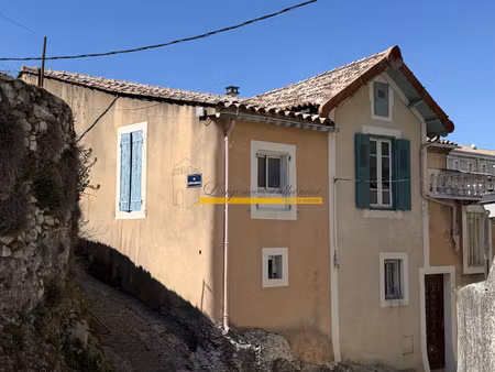 viviers sur rhône - maison de village avec jardin  caves et
