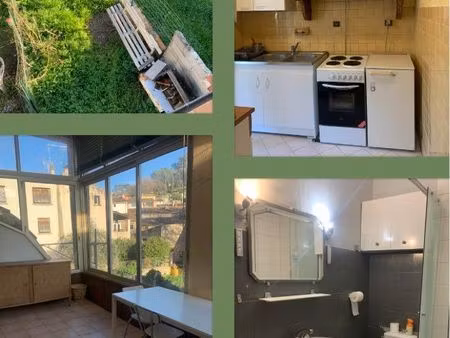 t3 57 m² lumineux + loggia 13 m² + jardinet – centre flassans