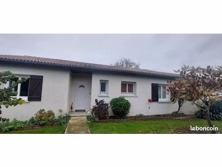 jolie maison 100 m² 3 ch + terrain 850 m² + garage avec vue