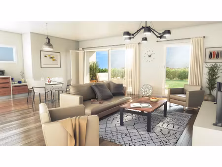 charmant t4 avec beau jardin dans copropriété arborée