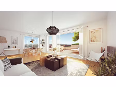 vaste t4 dernier étage en plein centre de gujan