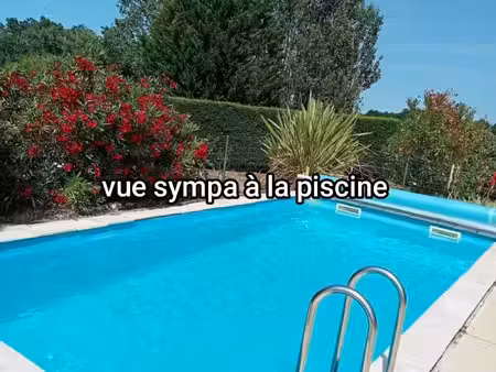maison et piscine !
