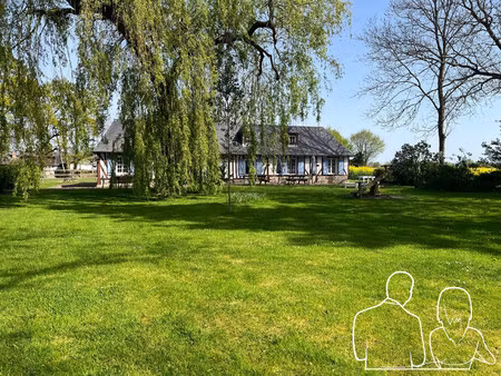 maison normande - 6 000 m2 de terrain - saint-etienne-l'allier